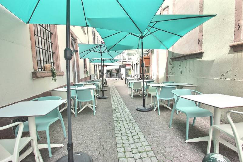 A vendre fond de commerce d'un restaurant de 90 m² dans la zone piétonne au coeur de Haguenau